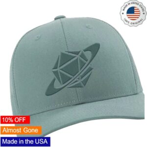 Glass Cannon Network Store Merch Planet Die Blue Smoke Stealth Hat