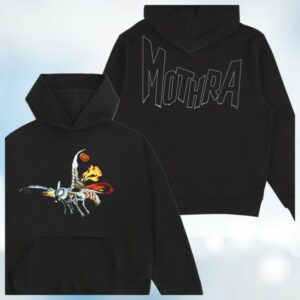 Godzilla Store Merch Mothra Prowl Black Pullover Hoodie