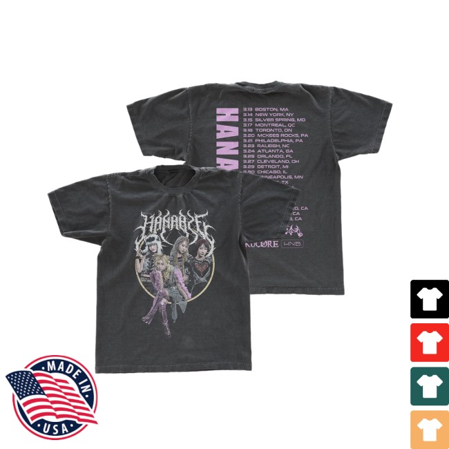 Hanabie Store Merch 2026 Hb Band Tour Tee 5 Hanabie Store Merch 2026 Hb Band Tour Tee