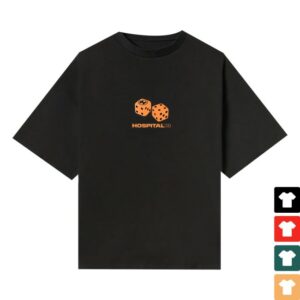 Hospital Records Store Merch Lucky Dice Black T-Shirt