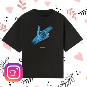 Hospital Records Store Merch X-Ray Black T-Shirt