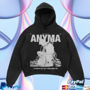 Interscope Store Merch The End Of Genesys Black Hoodie