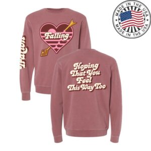 Iration Music Store Merch Falling Vday Crewneck