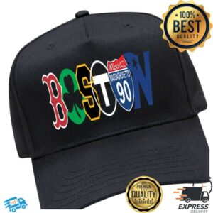 It's Content Store Merch Boston Logo Black Hat