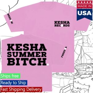 Kesha Store Merch Kesha Summer Bitch Freedom Tee