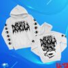 Kim Dracula Store Merch Eye Pullover Hoodie (White)