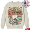 Knotfest Store Merch Exploding Goat Skull Crewneck Sweatshirt