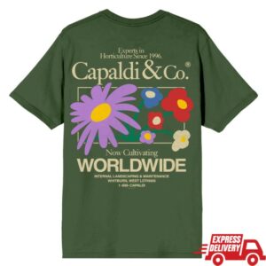Lewis Capaldi Store Merch Capaldi & Co Flower Pot T-Shirt
