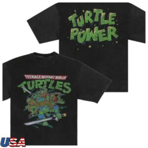 Lidshd Store Merch Teenage Mutant Ninja Turtles - Turtles Black Graphic T-Shirt