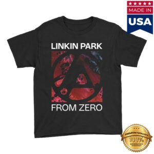 Linkin Park Store Merch From Zero Texture Youth Black Tee