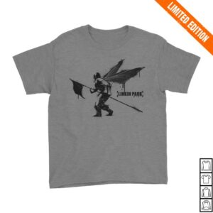 Linkin Park Store Merch Street Soldier Youth Sport Grey Tee