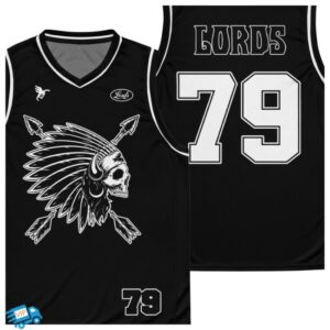 Lords Of Gastown Store Merch Chief Rocka Hardwood Jersey - Black White