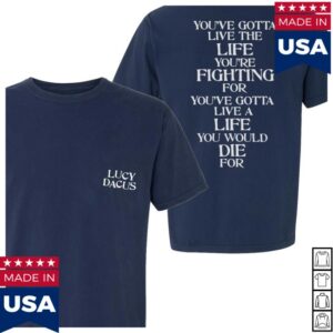 Lucy Dacus Store Merch Live The Life Tee