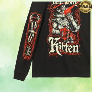 Meatcanyon Store Merch Meat Canyon Don't Worry Kitten Long Sleeve Tee