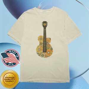Melissa Etheridge Store Merch Flower Guitar Tee