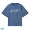 Merchnow Store Merch Spanglish - Oversized Slate Blue T-Shirt