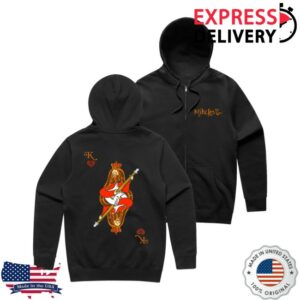 Mike Love Store Merch King Of Hearts Zip Hoodie (Black)
