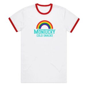 Montucky Cold Snacks Store Merch Montucky Pride Rainbow Ringer Tee
