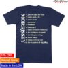 Morrissey Store Merch Tracklist Tee
