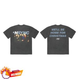 Nsync Official Store Merch We'll Be Home Christmas T-Shirt