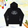 Nts Store Merch Flaming Horse Hoodie - Black