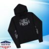 Nts Store Merch Flaming Horse Hoodie - Black