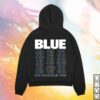 Official Blue Store Merch 25Th Anniversary Tour Logo Black Hoodie