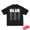 Official Blue Store Merch 25Th Anniversary Tour Photo Faded Black Tee