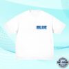 Official Blue Store Merch 25Th Anniversary Tour White Tee