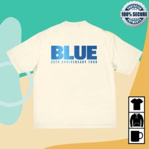 Official Blue Store Merch One Love Lyric Off-White Tee