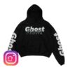 Official Ghost Racing Store Merch Ghost Reflective Hoodie - Black