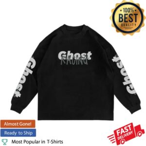 Official Ghost Racing Store Merch Ghost Reflective Long Sleeve - Black