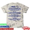 Okeechobeefest Store Merch 2026 Tie Dye Lineup Tee