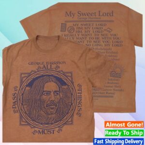Online Ceramics Store Merch All Things Must Pass Hand Dyed Vintage Rust Tee