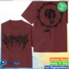 Our Promise Store Merch Metal Logo Bordeaux Oversize T-Shirt