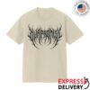 Our Promise Store Merch Metal Logo Off White Oversize T-Shirt