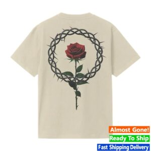 Our Promise Store Merch Metal Logo Off White Oversize T-Shirt
