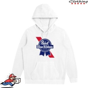 Pabst Blue Ribbon Store Merch Classic Logo Hoodie