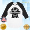 Pabst Blue Ribbon Store Merch Vintage Raglan