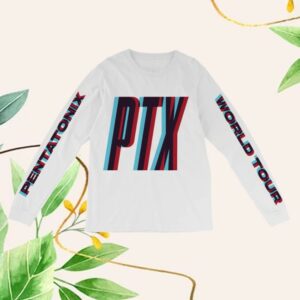 Ptxofficial Store Merch Ptx 3D White Long Sleeve