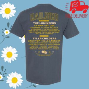 Railbirdfest Store Merch Dice Lineup Tee