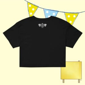Rbd Official Store Merch White Rbd Emblem Black Crop Top
