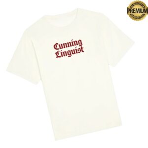 Reve Official Store Store Merch Cunning Linguist White T-Shirt