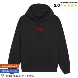 Reve Official Store Store Merch Logo Black Hoodie