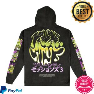 Rise Records Store Merch Dance Gavin Dance Tree City Sessions 3 Black Pullover
