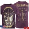 Sabaton Store Merch Limited Crossing The Rubicon Vintage T-Shirt