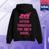 Sabrina Carpenter Store Merch Never Enter Through The Back Door Zip Hoodie