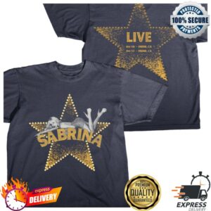 Sabrina Carpenter Store Merch Sabrina Live! Star T-Shirt