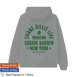 Shane Gillis Store Merch Msg Grey Hoodie