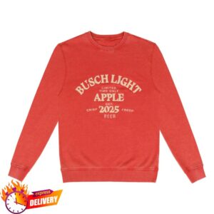 Shop Beer Gear Store Merch Busch Light Apple 'Red Delicious' Sweatshirt